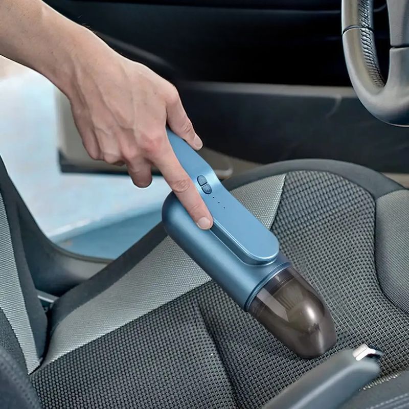 Auto si Moto - Intretinere auto - Aspiratoare auto - Aspirator auto sau de uz casnic, putere mare de aspiratie, portabil, fara fir, anti-acarieni, lumina UV, 80W, 13000 Pa - Infinity.ro