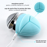 Ingrijire personala si Cosmetice - Aparate & accesorii ingrijire personala - Aparate cosmetice - Aparate intretinere si ingrijire corporala - Dispozitiv facial ultrasonic Premium, tonifiere faciala, ingrijirea tenului, anti-acnee,  anti-rid, EMS, fotoni, masaj - Infinity.ro