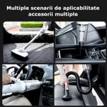 Auto si Moto - Intretinere auto - Aspiratoare auto - Aspirator auto sau de uz casnic, cu putere de aspiratie, portabil, fara fir, cu accesorii, 120W, 12000 Pa, 6000 mAh, alb - Infinity.ro