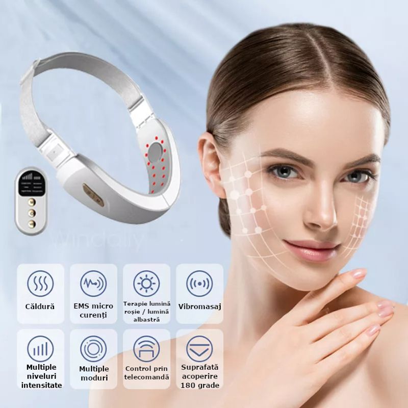 Ingrijire personala si Cosmetice - Aparate & accesorii ingrijire personala - Aparate cosmetice - Aparate intretinere si ingrijire corporala - Aparat pentru subtierea fetei, lifting, masaj, incalzire, circulatia sangelui, anti-imbatranire, EMS, unde infrarosu - Infinity.ro