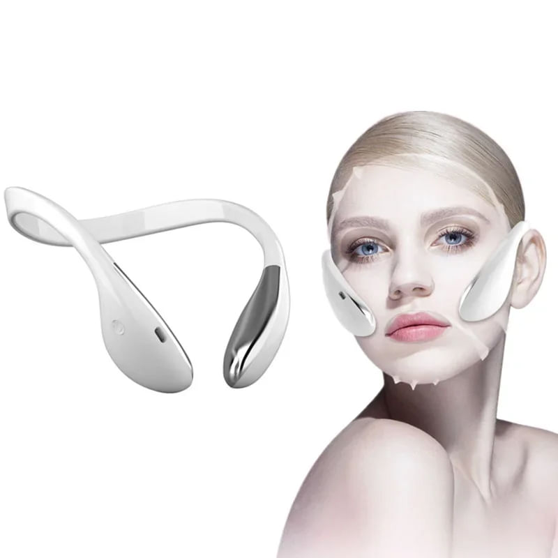 Ingrijire personala si Cosmetice - Aparate & accesorii ingrijire personala - Aparate cosmetice - Aparate intretinere si ingrijire corporala - Aparat pentru subtierea fetei, lifting, vibromasaj, stimuleaza circulatia sangelui, anti-imbatranire, EMS, 400 mAh - Infinity.ro