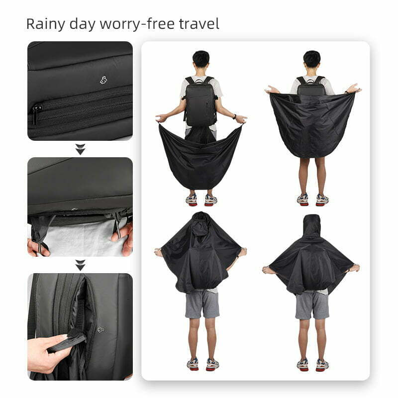 Fashion, accesorii si bijuterii - Barbati - Accesorii barbati - Genti si rucsacuri barbati - Rucsac barbati Mark Ryden Smart laptop, antifurt, pelerina de ploaie, full impermeabil,  capacitate mare de 39L, fluier - Infinity.ro