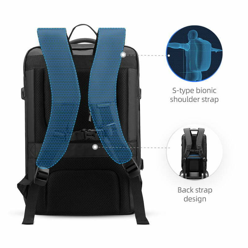 Fashion, accesorii si bijuterii - Barbati - Accesorii barbati - Genti si rucsacuri barbati - Rucsac barbati Mark Ryden Smart laptop, antifurt, pelerina de ploaie, full impermeabil,  capacitate mare de 39L, fluier - Infinity.ro