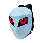 Fashion, accesorii si bijuterii - Barbati - Accesorii barbati - Genti si rucsacuri barbati - Rucsac moto Led CRELANDER, impermeabil, compartiment laptop 15.6, extensie pentru casca - Bleu - Infinity.ro