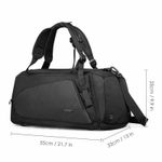 Fashion, accesorii si bijuterii - Barbati - Accesorii barbati - Genti si rucsacuri barbati - Geanta de voiaj tip rucsac 3 in 1 Mark Ryden, impermeabila , - Infinity.ro