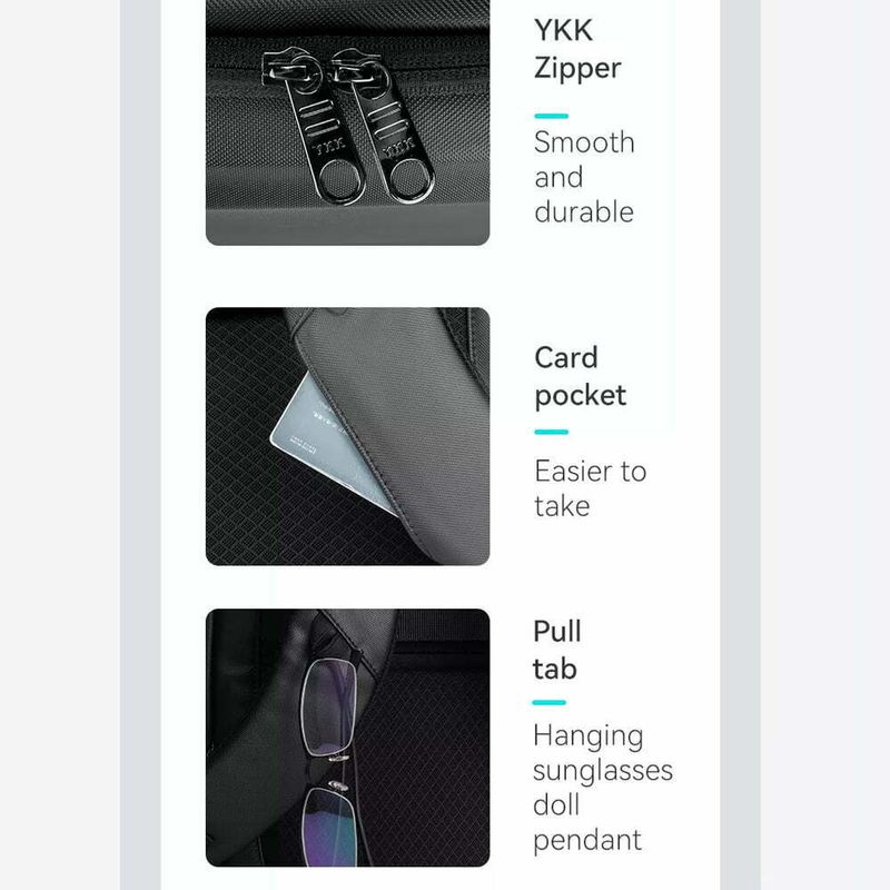 Fashion, accesorii si bijuterii - Barbati - Accesorii barbati - Genti si rucsacuri barbati - Rucsac barbati Mark Ryden , impermeabil , compartiment laptop 15.6 , portofel cadou, lacat TSA - Infinity.ro