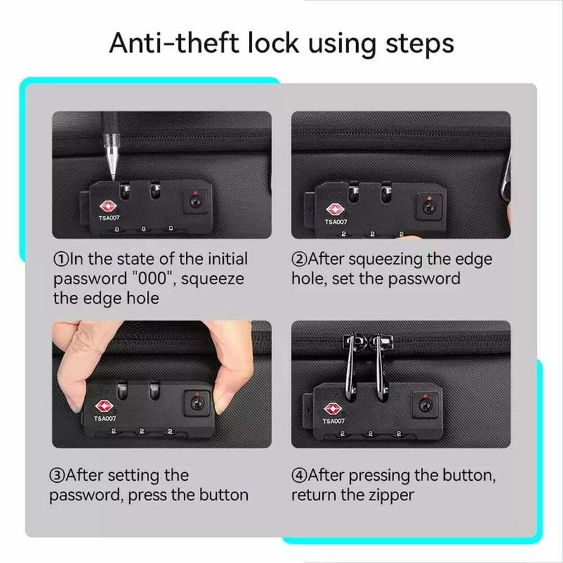 Fashion, accesorii si bijuterii - Barbati - Accesorii barbati - Genti si rucsacuri barbati - Rucsac barbati Mark Ryden , impermeabil , compartiment laptop 15.6 , portofel cadou, lacat TSA - Infinity.ro
