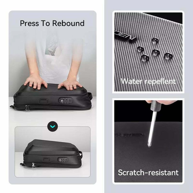 Fashion, accesorii si bijuterii - Barbati - Accesorii barbati - Genti si rucsacuri barbati - Rucsac barbati Mark Ryden , impermeabil , compartiment laptop 15.6 , portofel cadou, lacat TSA - Infinity.ro
