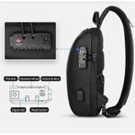 Fashion, accesorii si bijuterii - Barbati - Accesorii barbati - Genti si rucsacuri barbati - Geanta umar Smart Mark Ryden, impermeabila , 5 buzunare, bareta ajustabila stanga dreapta, lacat cu cifru - Infinity.ro