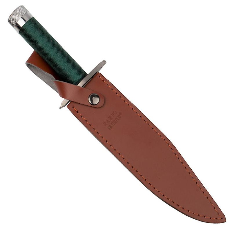 Casa si Gradina - Bucatarie si vesela - Vesela si tacamuri - Cutite si seturi de cutite - Set doua Cutite de vanatoare , Tactical Knife, IdeallStore®, otel inoxidabil, verde, 35 cm - Infinity.ro