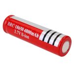 Casa si Gradina - Electrice - Accesorii electrice - Baterii, acumulatori si incarcatoare - Set de 2 Acumulatori IdeallStore®, GH 18650, 6800 mAh, 3.7 V, Li-ion, rosu - Infinity.ro