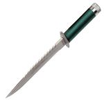 Casa si Gradina - Bucatarie si vesela - Vesela si tacamuri - Cutite si seturi de cutite - Set doua Cutite de vanatoare , Tactical Knife, IdeallStore®, otel inoxidabil, verde, 35 cm - Infinity.ro