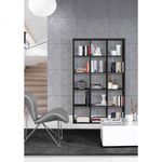 Casa si Gradina - Mobilier - Biblioteci si rafturi - Rafturi - Raft Mauro 107x176x33 cm Nuanta Negru - Infinity.ro
