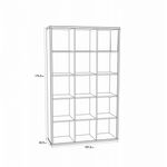 Casa si Gradina - Mobilier - Biblioteci si rafturi - Rafturi - Raft Mauro 107x176x33 cm Nuanta Alb - Infinity.ro