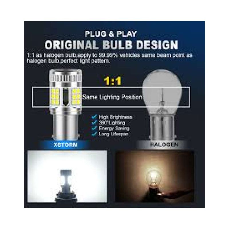 Auto si Moto - Electrice auto - Iluminare si semnalizare - Becuri auto - Set de 2 becuri led Xentech Light P21W cu radiator integrat 36 SMD cree Canbus 26 Watti per bec - Infinity.ro