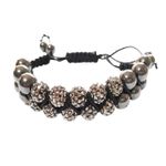 Fashion, accesorii si bijuterii - Femei - Bijuterii femei - Bratari femei - Bratara cu pietre Hematit, Charmuri si Cristale, Negru, 138BJ1 - Infinity.ro