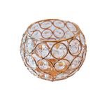 Ingrijire personala si Cosmetice - Machiaj - Accesorii machiaj - Suport pensule pachiaj. Crystal Luxury, Gold, A13578 - Infinity.ro