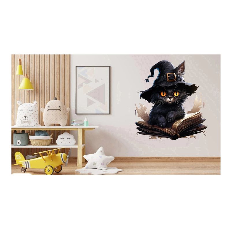 Casa si Gradina - Decoratiuni - Stickere decorative - Sticker decorativ, Halloween, Negru, 61 cm, 1337STK-16 - Infinity.ro