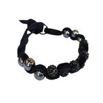 Fashion, accesorii si bijuterii - Femei - Bijuterii femei - Bratari femei - Bratara cu pietre Hematit, Charmuri si Cristale, Negru, 1BJ - Infinity.ro