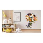 Casa si Gradina - Decoratiuni - Stickere decorative - Sticker decorativ, Caine, Alb, 73 cm, 1341STK-2 - Infinity.ro