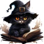 Casa si Gradina - Decoratiuni - Stickere decorative - Sticker decorativ, Halloween, Negru, 61 cm, 1337STK-16 - Infinity.ro