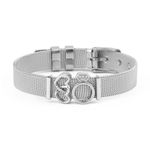 Fashion, accesorii si bijuterii - Femei - Bijuterii femei - Bratari femei - Bratara MBrands charm, din inox, ajustabila, inchidere catarama,diverse culori - Rose Gold - Infinity.ro