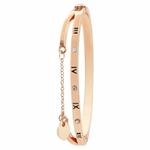 Fashion, accesorii si bijuterii - Femei - Bijuterii femei - Ceasuri femei - Set Mbrands de dama ceas quartz si bratara in forma de inima - Infinity.ro