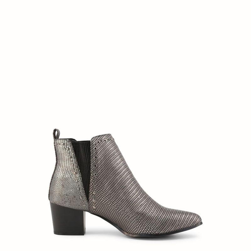 Fashion, accesorii si bijuterii/Femei/Incaltaminte femei/Ghete femei - Ghete dama Rocco Barocco ROSC1LF02_PIOMBO , culoare gri - Gri, 37 - Infinity.ro