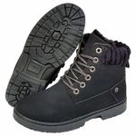 Fashion, accesorii si bijuterii - Femei - Incaltaminte femei - Ghete femei - Bocanci Dama Mbrands imblaniti - Maro, 36 - Infinity.ro