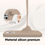 Laptop, Telefoane si Tablete - Telefoane mobile si accesorii - Accesorii Telefoane - Huse telefoane - Husa Casey Studios pentru iPhone 14 Pro Max, Soft Silicone Premium, Microfibra in Interior, Roz deschis - Infinity.ro