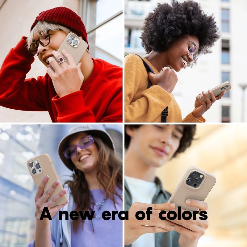 Laptop, Telefoane si Tablete - Telefoane mobile si accesorii - Accesorii Telefoane - Huse telefoane - Husa Casey Studios pentru iPhone 14 Pro Max, Soft Silicone Premium, Microfibra in Interior, Roz deschis - Infinity.ro