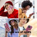 Laptop, Telefoane si Tablete - Telefoane mobile si accesorii - Accesorii Telefoane - Huse telefoane - Husa Casey Studios pentru iPhone 14, Soft Silicone Premium, Microfibra in Interior, Fucsia - Infinity.ro