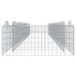 Casa si Gradina - Gradinarit si plante - Plante si ghivece - Ghivece si suporturi - Strat inaltat cu gabion arcuit, 800x100x50 cm, fier galvanizat - Infinity.ro