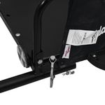 Sport si Outdoor - Ciclism - Accesorii pentru biciclete - Remorci biciclete - Remorca de bicicleta, negru, textil oxford și fier, mărime 124x64.5x36 cm - Infinity.ro