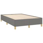 Casa si Gradina - Mobilier - Paturi si accesorii - Paturi - Cadru de pat, gri inchis, 120x190 cm, material textil - Infinity.ro