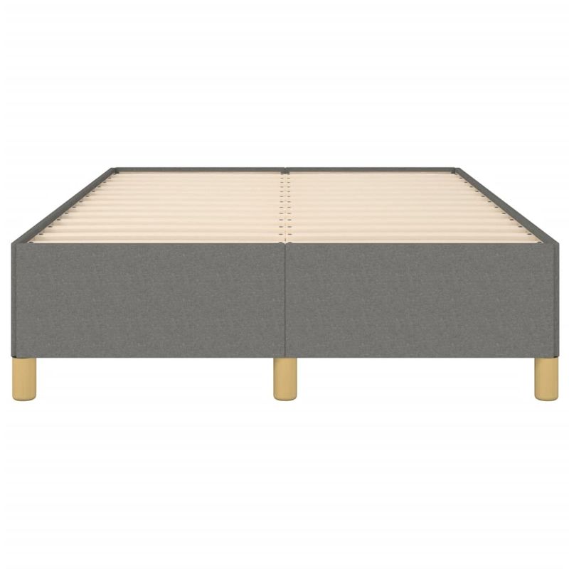 Casa si Gradina - Mobilier - Paturi si accesorii - Paturi - Cadru de pat, gri inchis, 120x190 cm, material textil - Infinity.ro