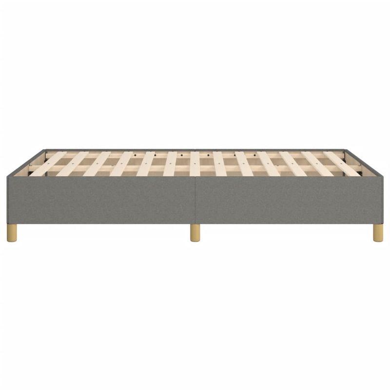 Casa si Gradina - Mobilier - Paturi si accesorii - Paturi - Cadru de pat, gri inchis, 120x190 cm, material textil - Infinity.ro