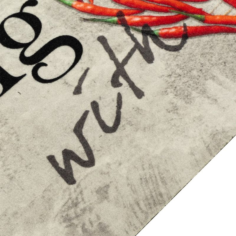 Casa si Gradina - Textile si covoare - Covoare - Covoare casa - Covor bucatarie lavabil, text Cooking/ardei, 60x180 cm, catifea - Infinity.ro