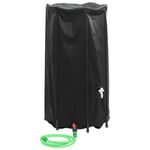 Casa si Gradina - Gradinarit si plante - Instalatii si accesorii pentru irigatii - Furtunuri de gradina si accesorii - Rezervor de apa cu robinet, pliabil, 250 L, PVC, negru - Infinity.ro