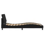Casa si Gradina - Mobilier - Paturi si accesorii - Paturi - Cadru de pat cu lumini LED, negru, 100x200 cm, catifea - Infinity.ro
