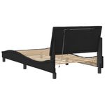Casa si Gradina - Mobilier - Paturi si accesorii - Paturi - Cadru de pat cu lumini LED, negru, 100x200 cm, catifea - Infinity.ro
