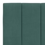 Casa si Gradina - Mobilier - Paturi si accesorii - Paturi - Cadru de pat cu lumini LED, verde inchis, 200x200 cm, catifea - Infinity.ro
