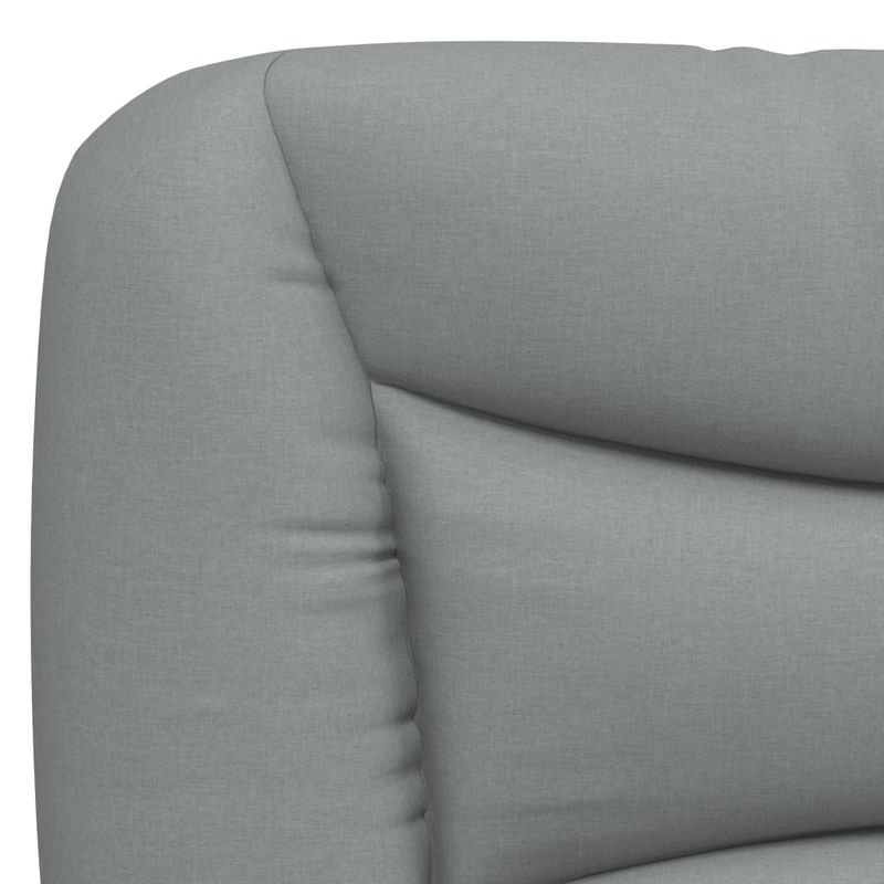 Casa si Gradina - Mobilier - Paturi si accesorii - Paturi - Cadru de pat cu lumini LED, gri deschis, 90x200 cm, textil - Infinity.ro