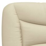 Casa si Gradina - Mobilier - Paturi si accesorii - Paturi - Cadru de pat cu lumini LED, crem, 90x200 cm, textil - Infinity.ro