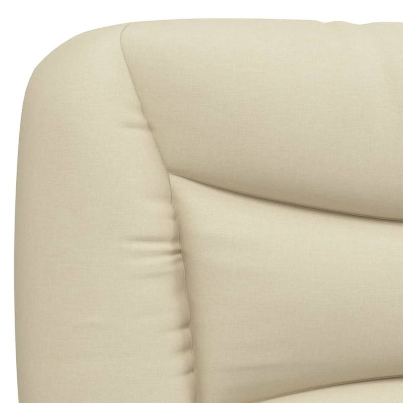 Casa si Gradina - Mobilier - Paturi si accesorii - Paturi - Cadru de pat cu lumini LED, crem, 90x200 cm, textil - Infinity.ro