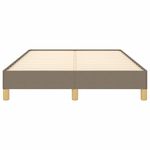 Casa si Gradina - Mobilier - Paturi si accesorii - Paturi - Cadru de pat, gri taupe, 120x190 cm, material textil - Infinity.ro