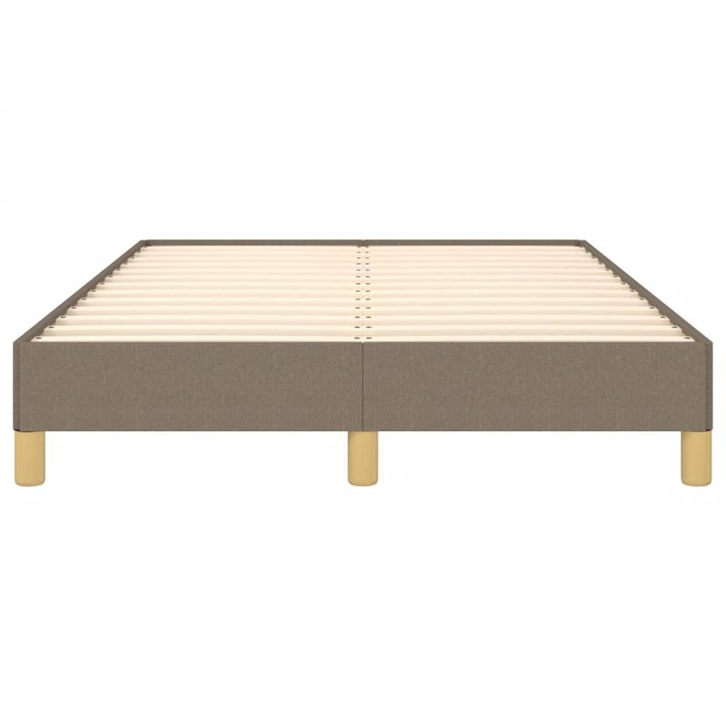Casa si Gradina - Mobilier - Paturi si accesorii - Paturi - Cadru de pat, gri taupe, 120x190 cm, material textil - Infinity.ro