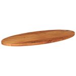 Casa si Gradina - Mobilier - Feronerie si accesorii mobila - Blat de masa oval, 100x50x3,8 cm, lemn masiv de acacia - Infinity.ro