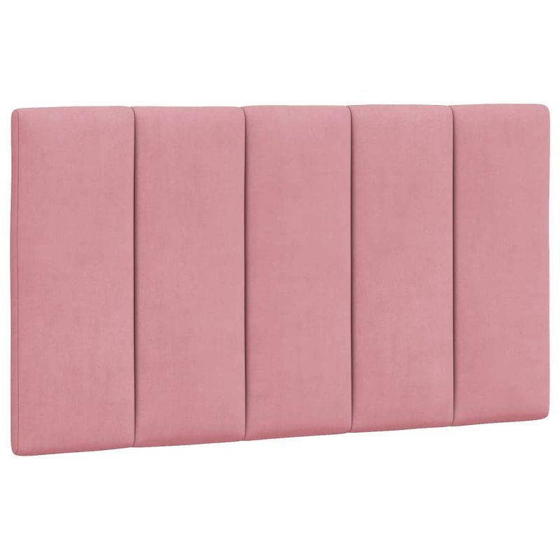Casa si Gradina - Mobilier - Paturi si accesorii - Paturi - Cadru de pat cu tablie, roz, 90x200 cm, catifea - Infinity.ro