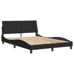 Casa si Gradina - Mobilier - Paturi si accesorii - Paturi - Cadru de pat cu tablie, negru, 120x200 cm, catifea - Infinity.ro